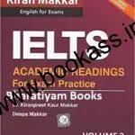 Makkar IELTS Academic Readings For Exam Practice Volume 3 || Latest Edition