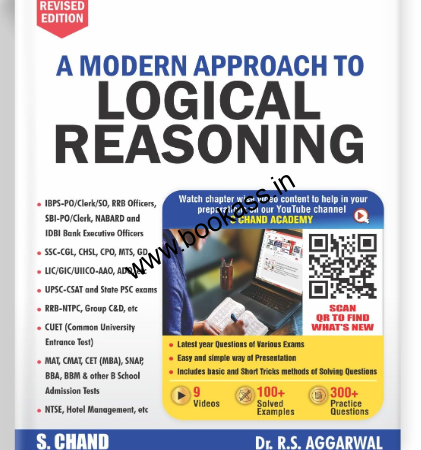 Logical Reasoning By RS Aggarwal | S Chand Publishing | Competitive Exam