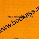 Special Marriage Act, 1954 Professional Bare Act