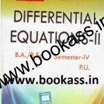 Brilliant Differential Equations 2 | Fully Solved Mathematic BA 4th Semester | PU Chandigarh