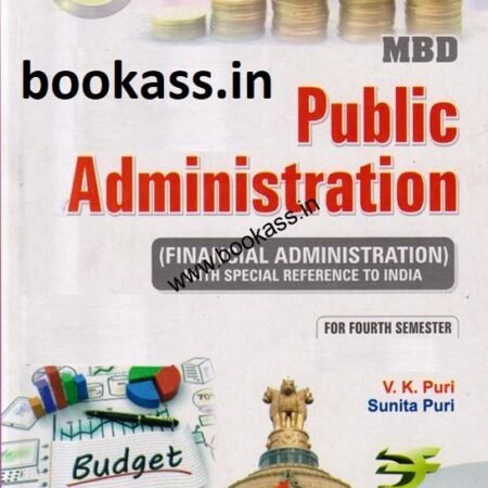 Public Administrator Financial By V K Puri | MBD Pub Add BA 4th semester | PU Chandigarh