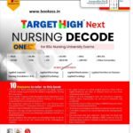 TARGET HIGH NEXT Nursing Decode First Year by MUTHUVENKATACHALAM S | BSc Nursing University Exams