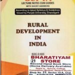 Rural Development in India For MA Sociology | SOC O 633