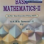 Spectrum Basic Mathematics 2 For BA/BSc 2nd Semester | NEP | PU Chandigarh