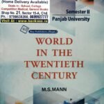 World In The 20th Century By MS Mann | MA History | HIS 832