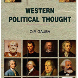 Western Political Thought by O.P. Gauba Book Cover