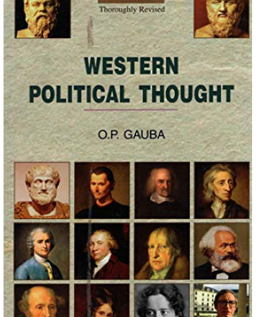 Western Political Thought by O.P. Gauba Book Cover