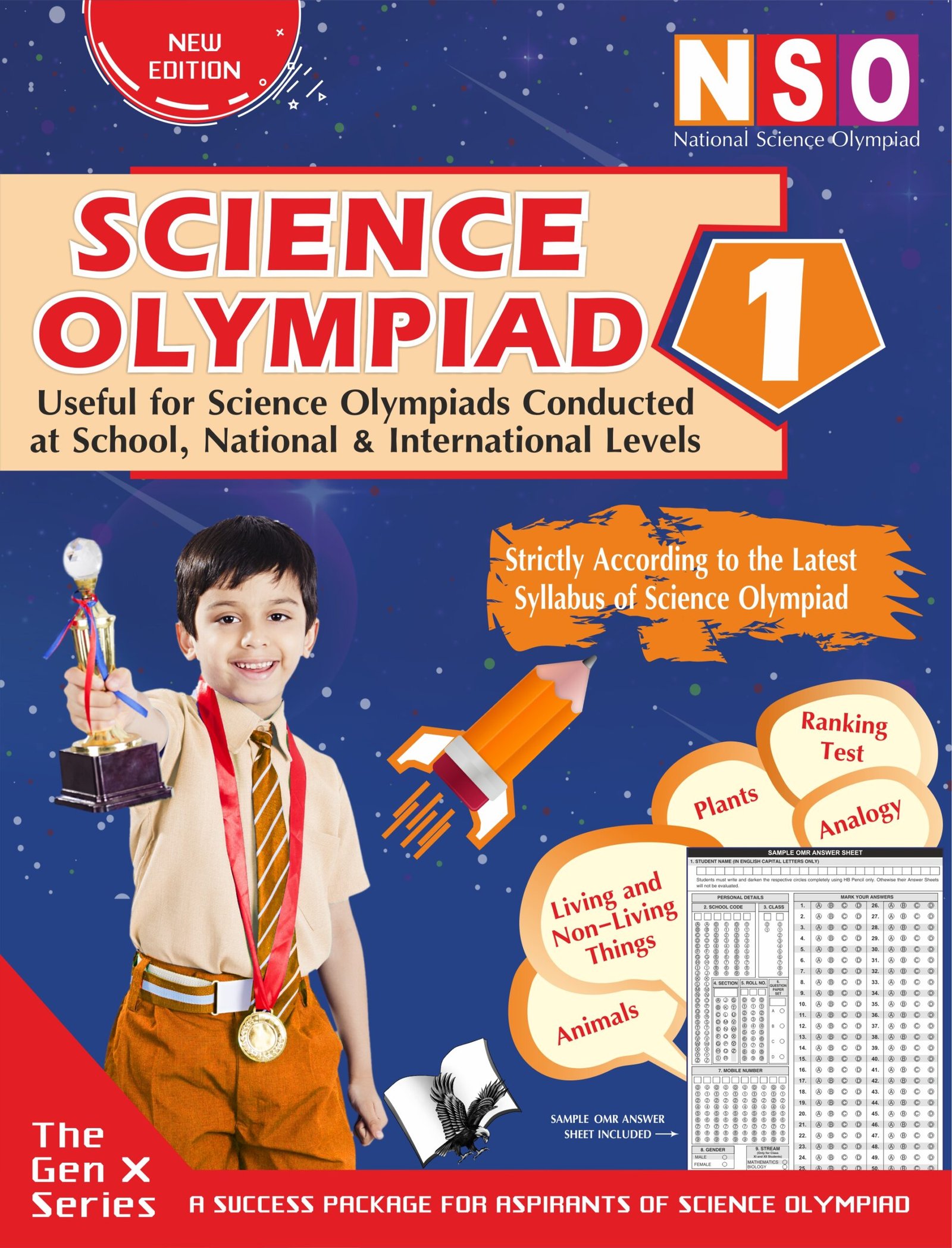 National Science Olympiad - Class 1 (With OMR Sheets)