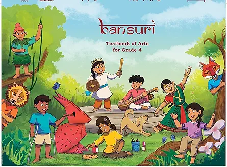 Bansuri Textbook of Arts for Grade 4